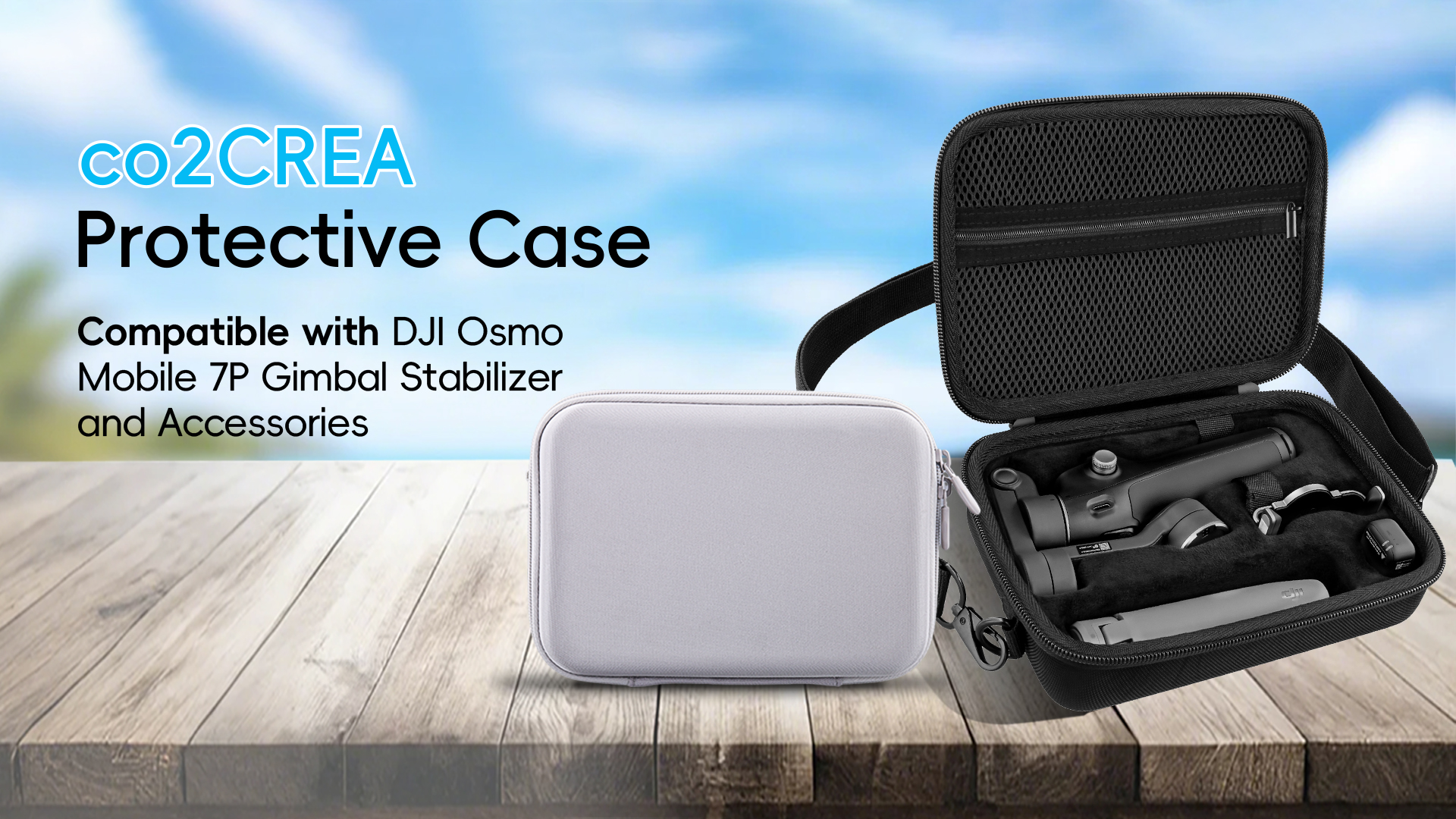 ★DJI★ Osmo Mobile 7P スタビライザー 極美品 ハードケース Geekria ハードシェル トラベル キャリングケース、DJI Osmo